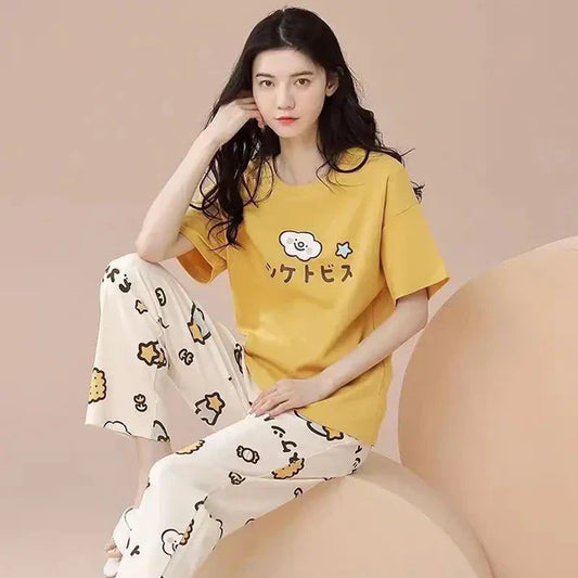 Chinese Printed Night Suit