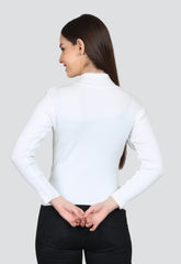 White High Neck For Women