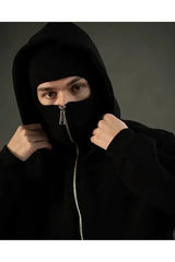 Balaclava Ninja Zipper Hoodie Jacket