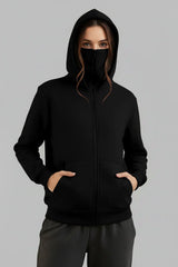 Balaclava Ninja Zipper Hoodie Jacket
