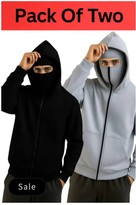 Pack Of Two Ninja Jacket Black & Grey