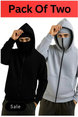 Pack Of Two Ninja Jacket Black & Grey