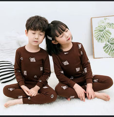 Brown Panda Printed  Kids Wear (Each)