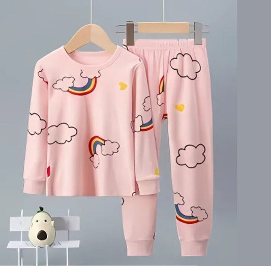 Pink Raimbow Printed Kids Wear (Each)